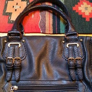 Louis Cardy Trapeze leather handbag 